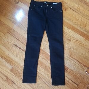 Rag & Bone Classic Black Skinny Jeans || Excellent Condition || Size 28